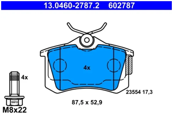 SET PLACUTE FRANA DISC
