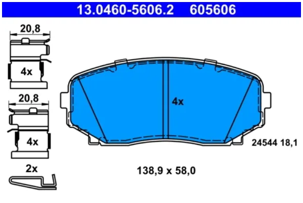 SET PLACUTE FRANA, FRANA DISC