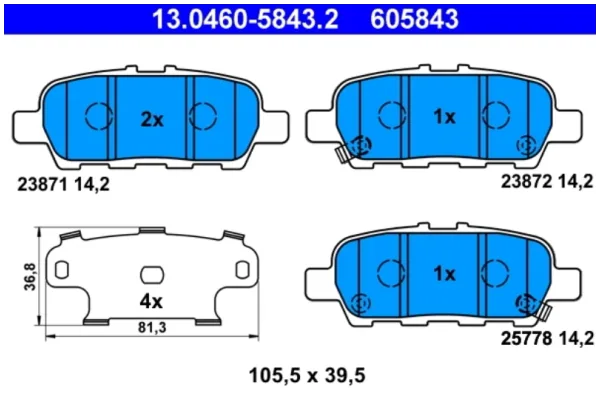 SET PLACUTE FRANA, FRANA DISC