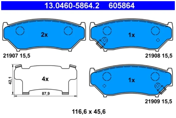 SET PLACUTE FRANA, FRANA DISC