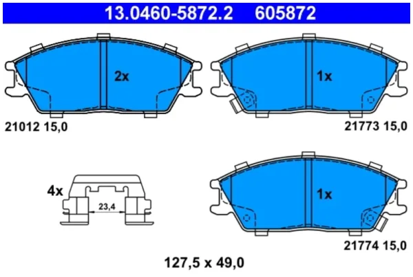 SET PLĂCUȚE FRÂNĂ, FRÂNĂ DISC