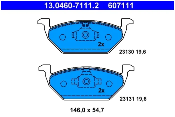Set plăcuțe frână, frână disc