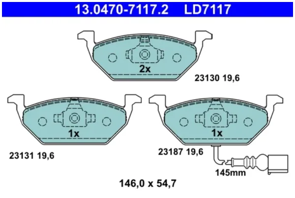 SET PLĂCUȚE FRÂNĂ, FRÂNĂ DISC