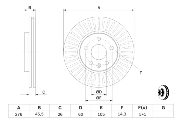 Disc frână