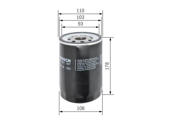 FILTRU DE ULEI | Bosch