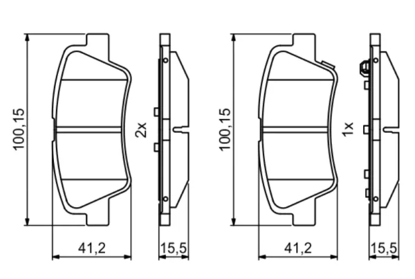 Set plăcuțe frână disc | Bosch
