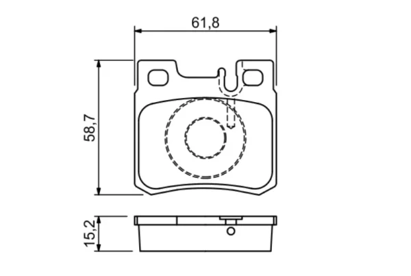Set plăcuțe frână, frână disc | Bosch