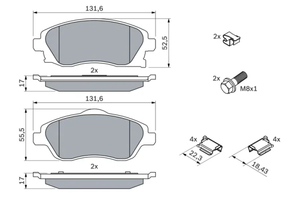 SET PLACUTE FRANA, FRANA DISC | Bosch