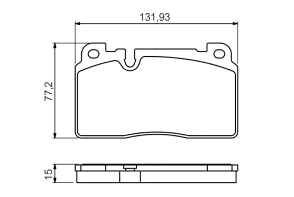 SET PLĂCUȚE FRÂNĂ, FRÂNĂ DISC | Bosch