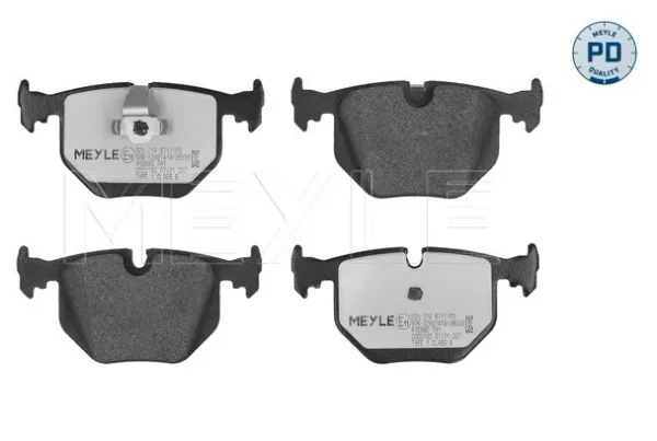 SET PLĂCUȚE FRÂNĂ, FRÂNĂ DISC | Meyle