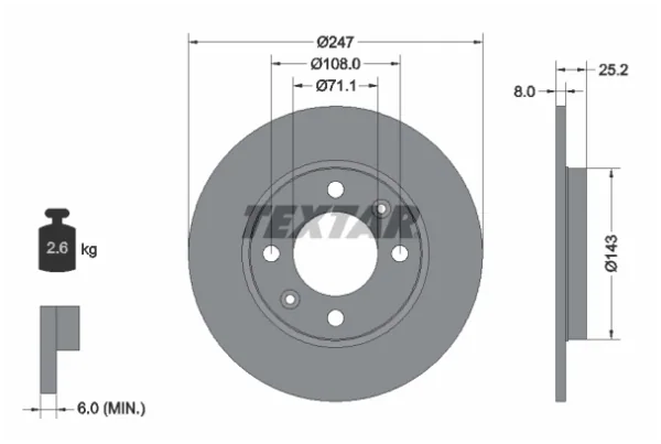 DISC FRÂNĂ | Textar