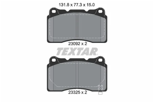 Set placute frana disc