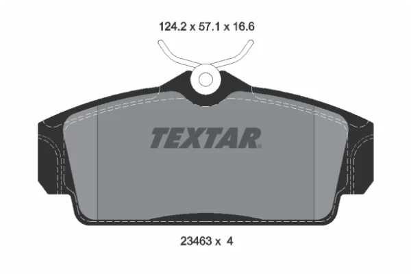 SET PLACUTE FRANA, FRANA DISC | Textar
