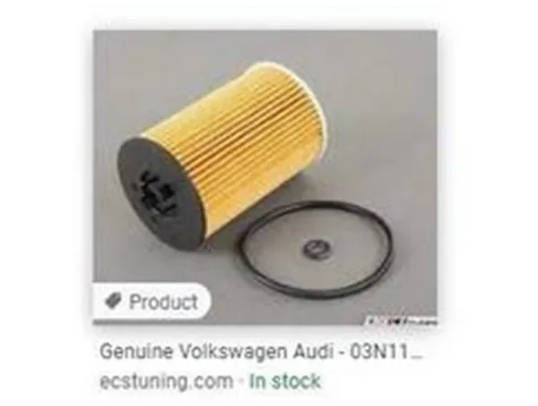 Filtru ulei VW 1,6/2,0TDI 2012- | VAG Original