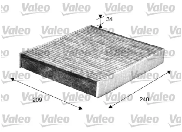 FILTRU, AER HABITACLU | Valeo