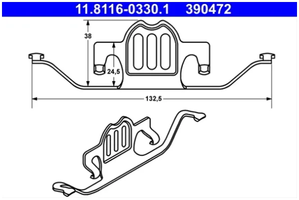 Arc, Etrier Frana