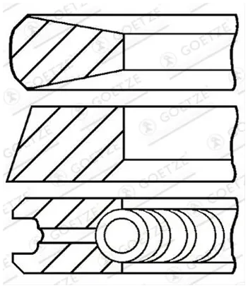 Set Segmenti Piston