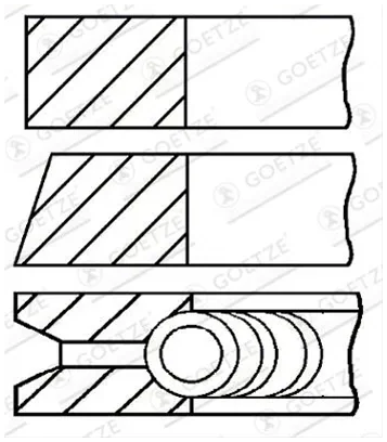 Set Segmenti Piston