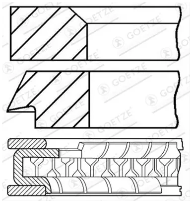 Set Segmenti Piston-- Goetze