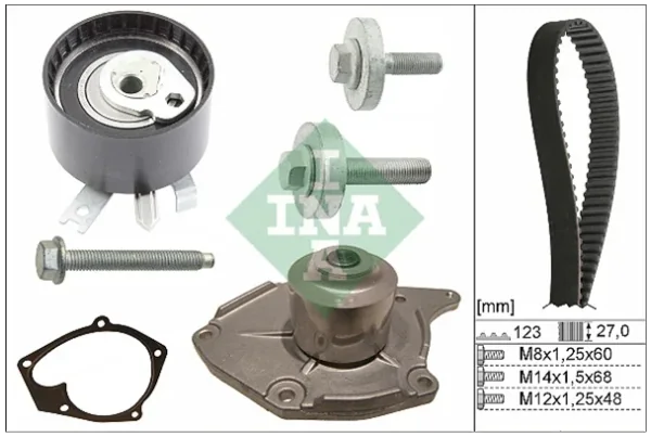 Set Pompa Apa + Curea Dintata