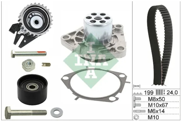 Set Pompa Apa + Curea Dintata