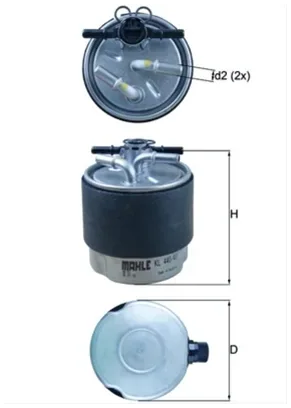 Filtru Combustibil - Mahle