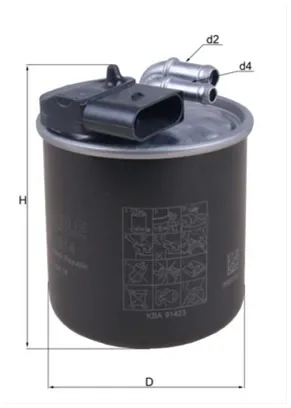 Filtru Combustibil - Mahle