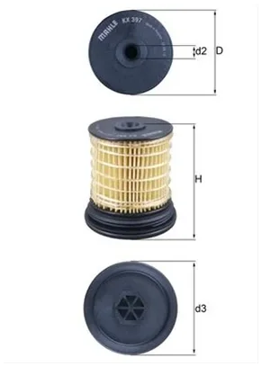 Filtru Combustibil - Mahle