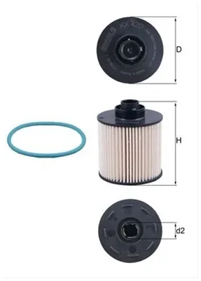 Filtru Combustibil - Mahle