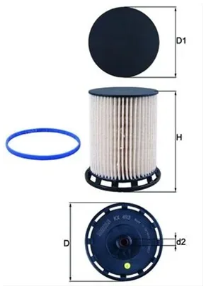 Filtru Combustibil - Mahle