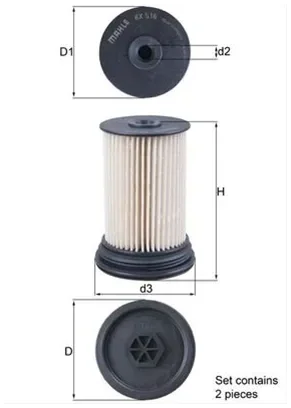 Filtru Combustibil - Mahle