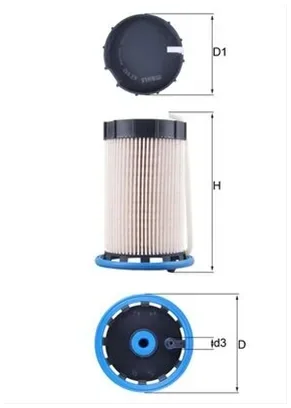 Filtru Combustibil - Mahle