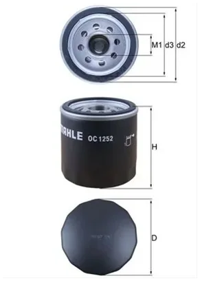 Filtru Ulei - Mahle