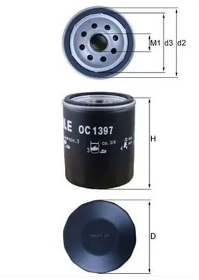 Filtru Ulei - Mahle