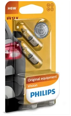 Blister 2 Becuri 12v6w Tip H6w
