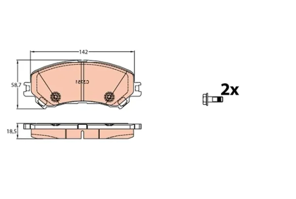 Set Placute Frana
