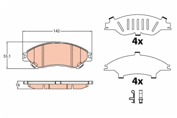 Set Placute Frana
